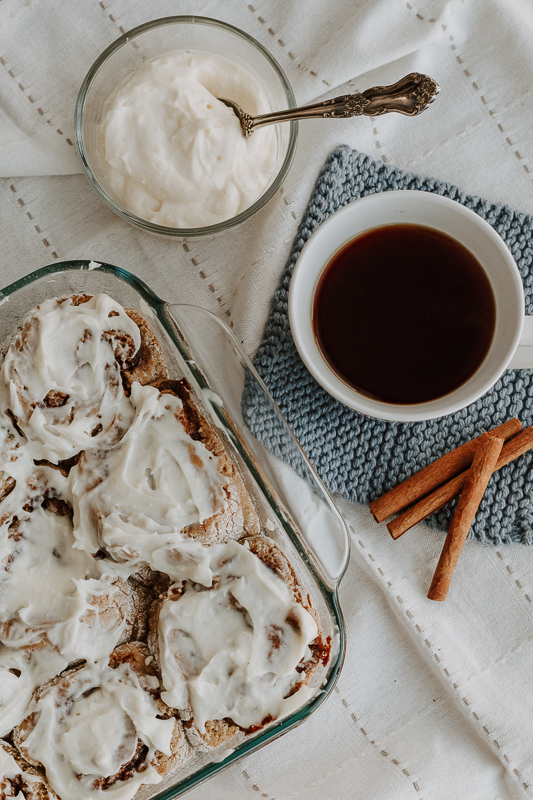 Project 2 – Cinnamon Rolls on a Cozy January morning